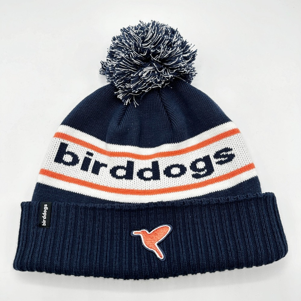 Birddogs Beanie Hat Adult Blue‎ Cotton Blend Ski Snowboard Hiking Outdoot Cap